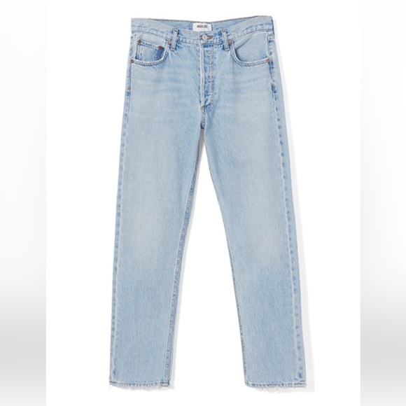 Agolde Austin Straight Jeans Lost Wash Size 24 - Picture 7 of 8